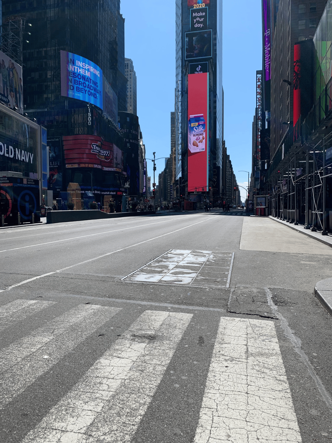 empty times square